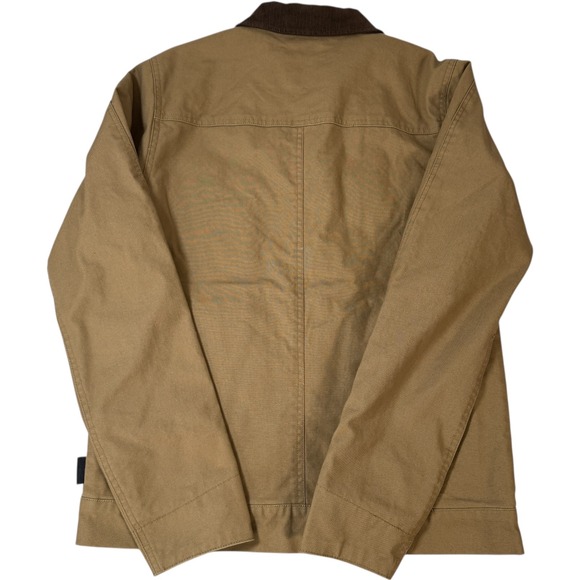 Roark Mens XS Deckhand Jacket in Khaki Tan Corduroy Collar Workwear Chore Jacket - Picture 3 of 13